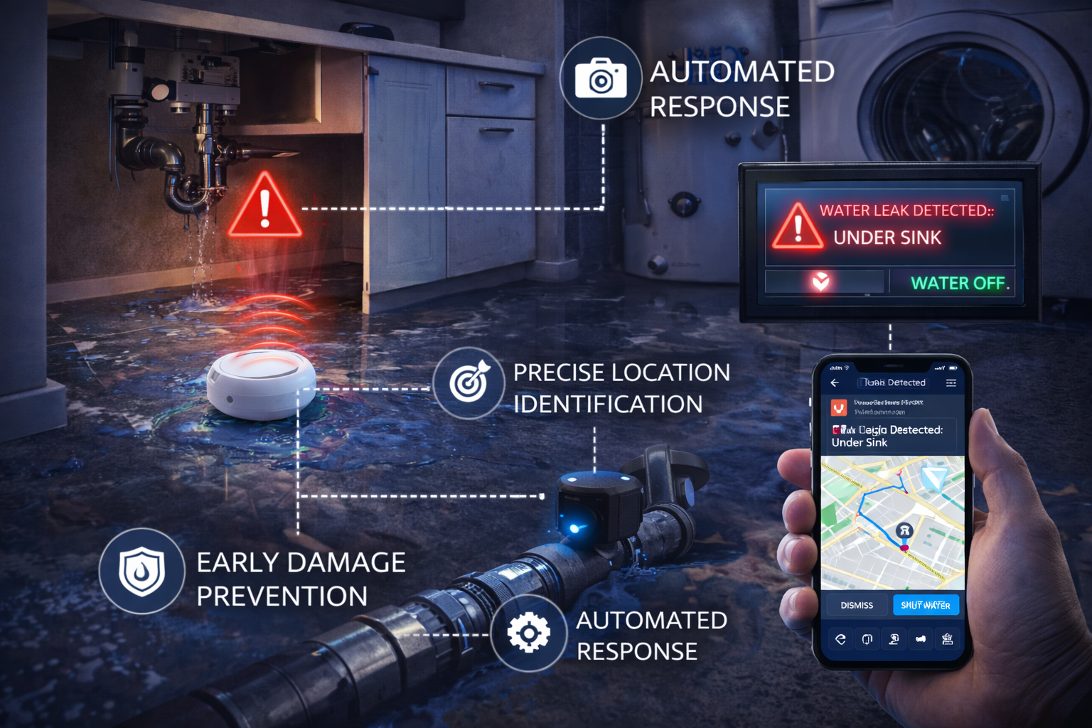 Water Leakage Detecting System